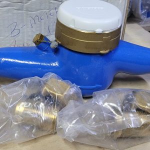 Blue Mechanical Water Meter