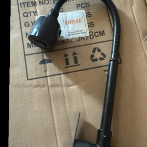 Black Kitchen Tap with Flexible Neck