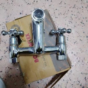 Chrome Bath Mixer with Diverter