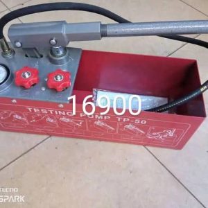 Red Pressure Testing Pump