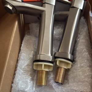 Brushed-Finish Basin Mixer