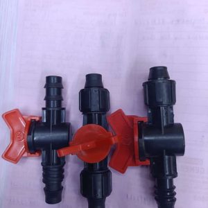 Irrigation Valve with Red Handle