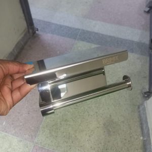 Chrome Double Towel Rail