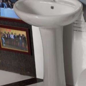 White Pedestal Wash Basin