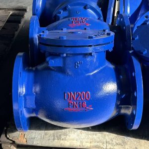 Blue Flanged Gate Valve