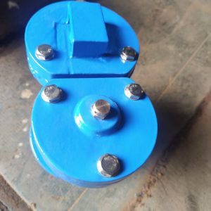 Blue Flanged End Plate