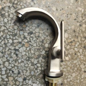 Brushed-Finish Basin Tap