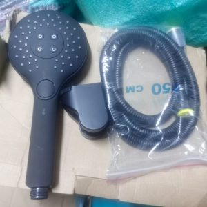 Dark Handheld Shower Kit