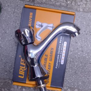 Curved Chrome Pillar Tap