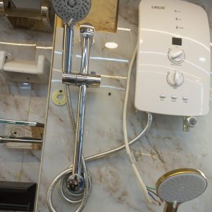 Instant Shower with Rail Set