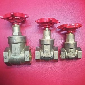 Gate Valve with Red Handwheel